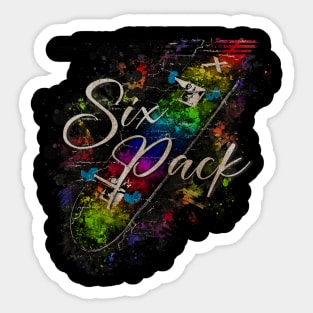 Six Pack VINTAGE Melodic X Skateboard Sticker